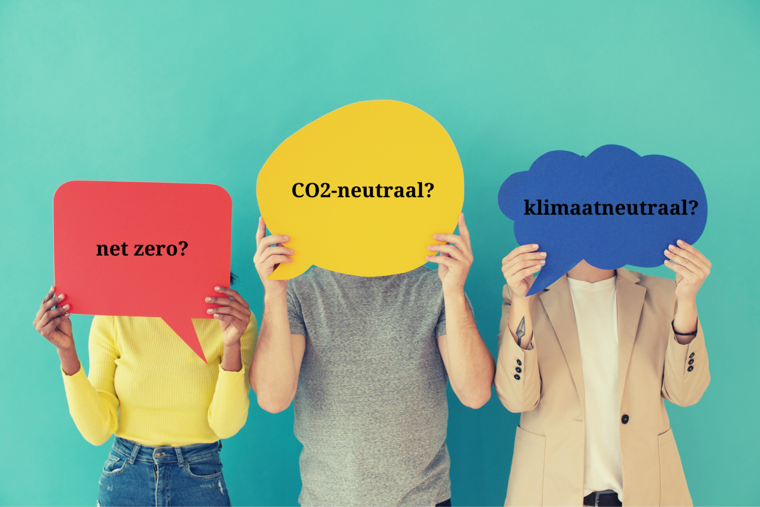 net zero, CO2-neutraal en klimaatneutraal